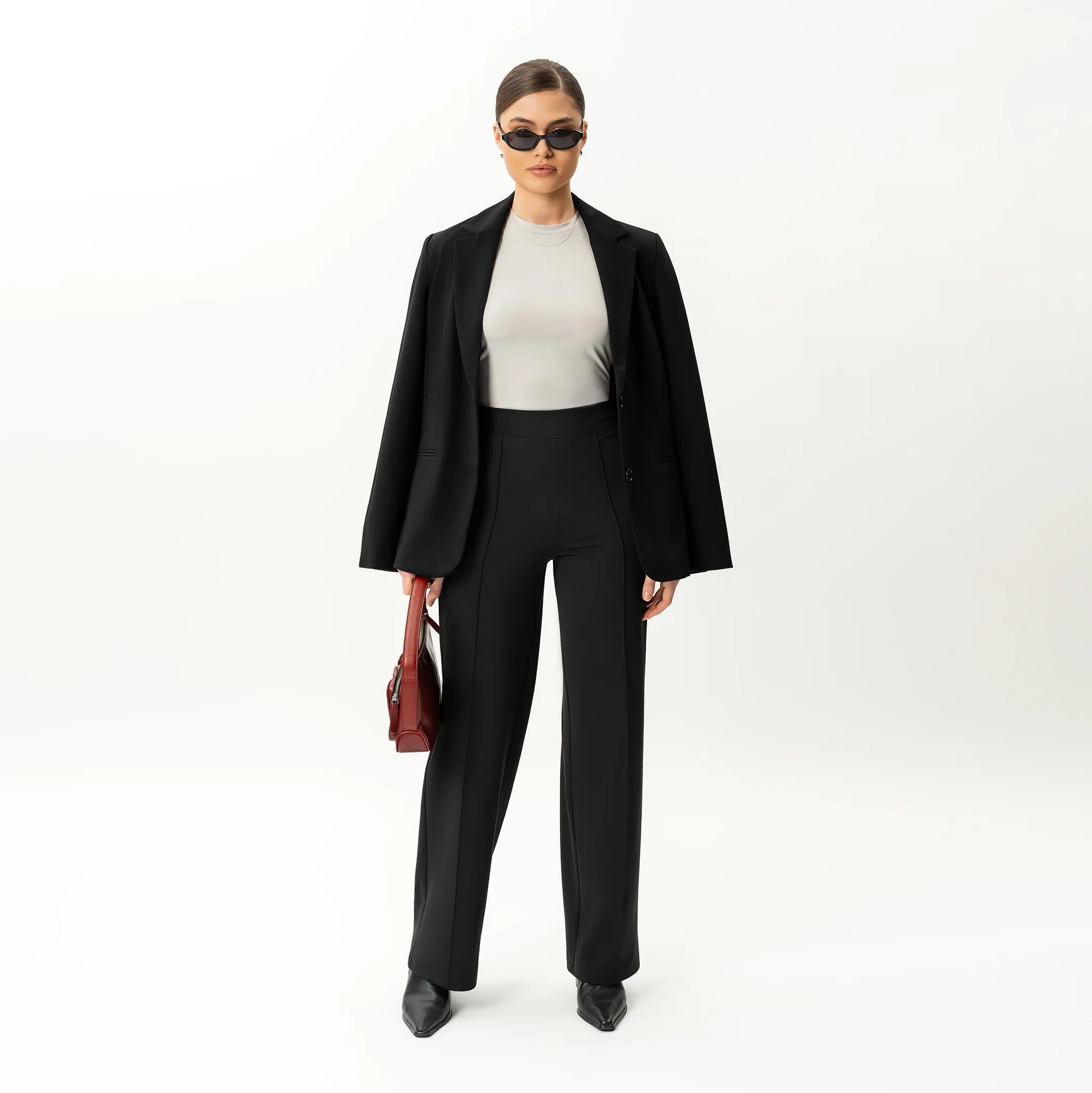 Asana Relaxed Front Crease Pant - Image 2
