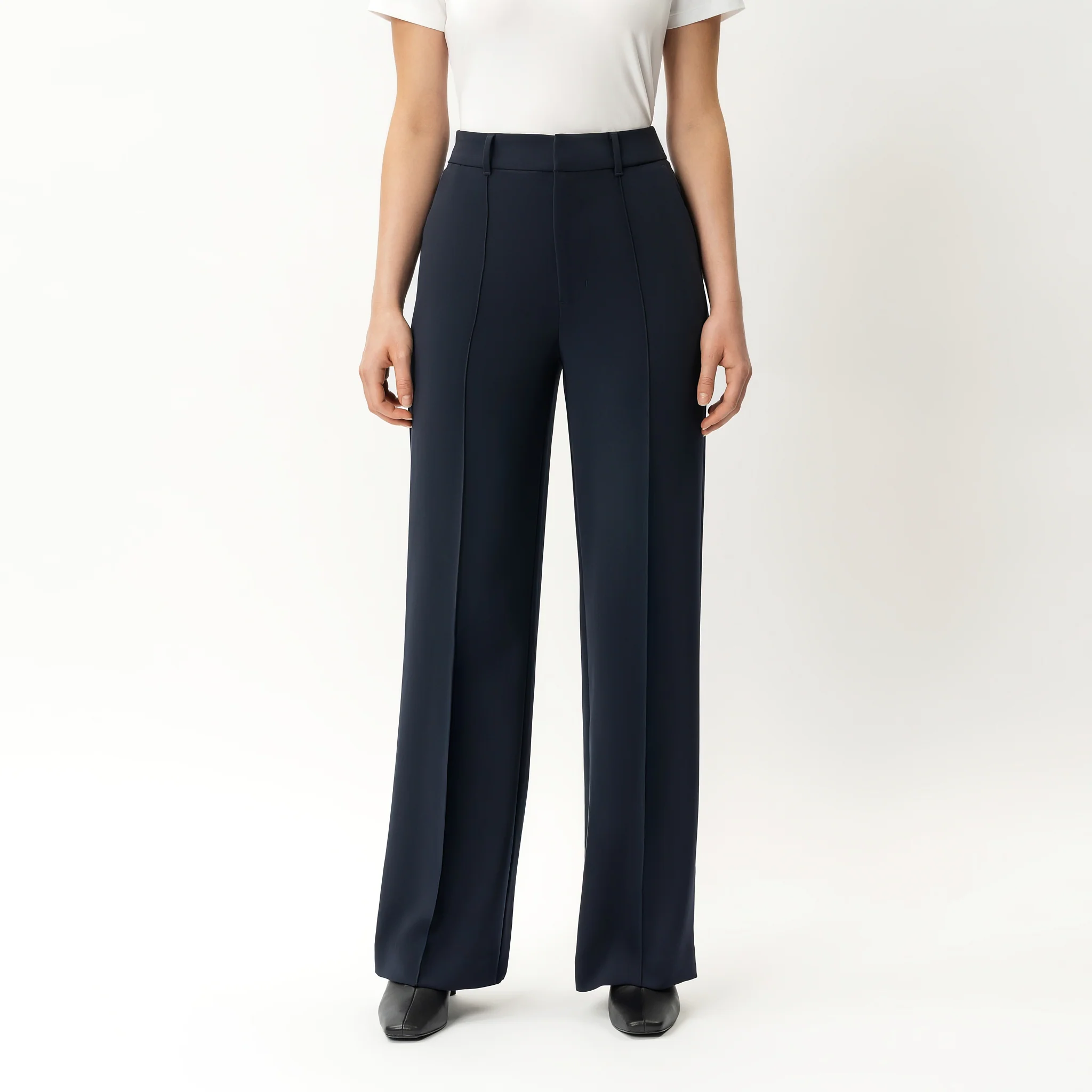 Crepe Relaxed Trouser